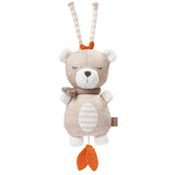 Fehn muziekdoos babyslaaphulp schaap - knuffel met opzetstuk - slaaphulpliedje "Brahms slaapliedje" - kinderspeelgoed voor onderweg en thuis - muzikaal speelgoed voor baby's en kinderen Babyspeelgoed Naty Shop Teddy natuur