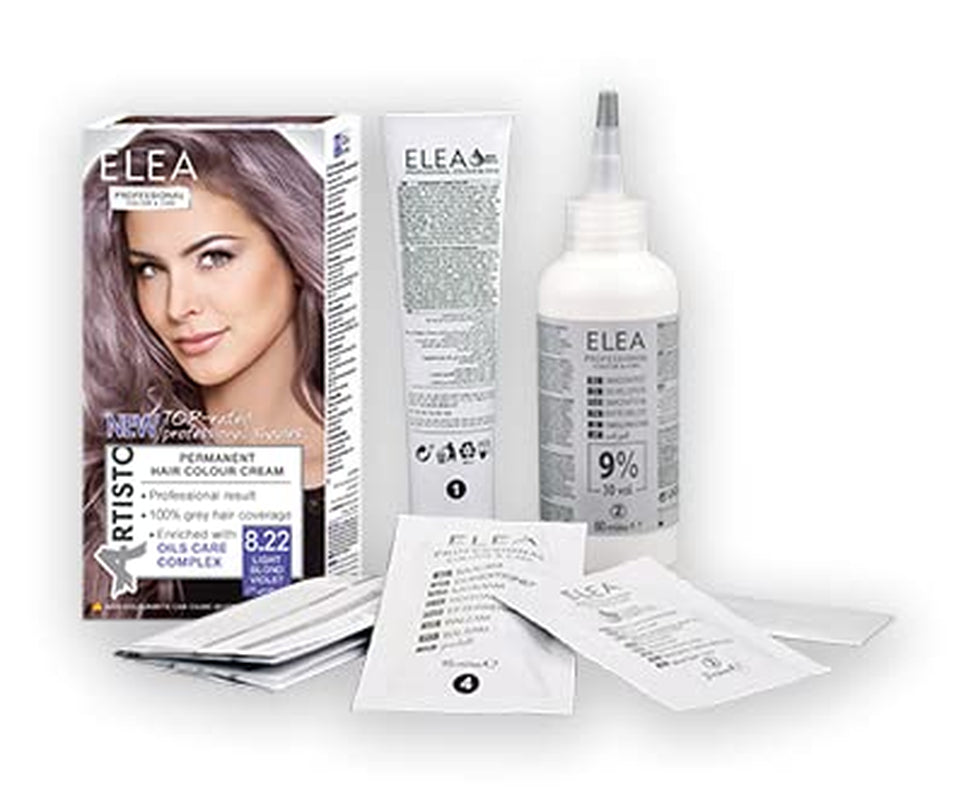 Color & Care permanente haarkleuring 120ml, professioneel resultaat, dekkend grijs haar, verrijkt met olieverzorgende complexen-Langdurige haarkleuring (10.1 Superlicht asblond) Haarverf Naty Shop