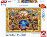 Schmidt Spiele 57371 Thomas Kinkade, Disney, Mickey & Minnie, Dream Collage 2, puzzel 2000 stukjes Puzzel Naty Shop Standaard titel