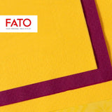 , Papieren wegwerpservetten, ideaal voor hapjes en cocktails, verpakking van 100 servetten, maat 24X24, 4-laags, 2-laags, geel, 100% puur cellulosepapier, FSC-gecertificeerd (pak van 3)