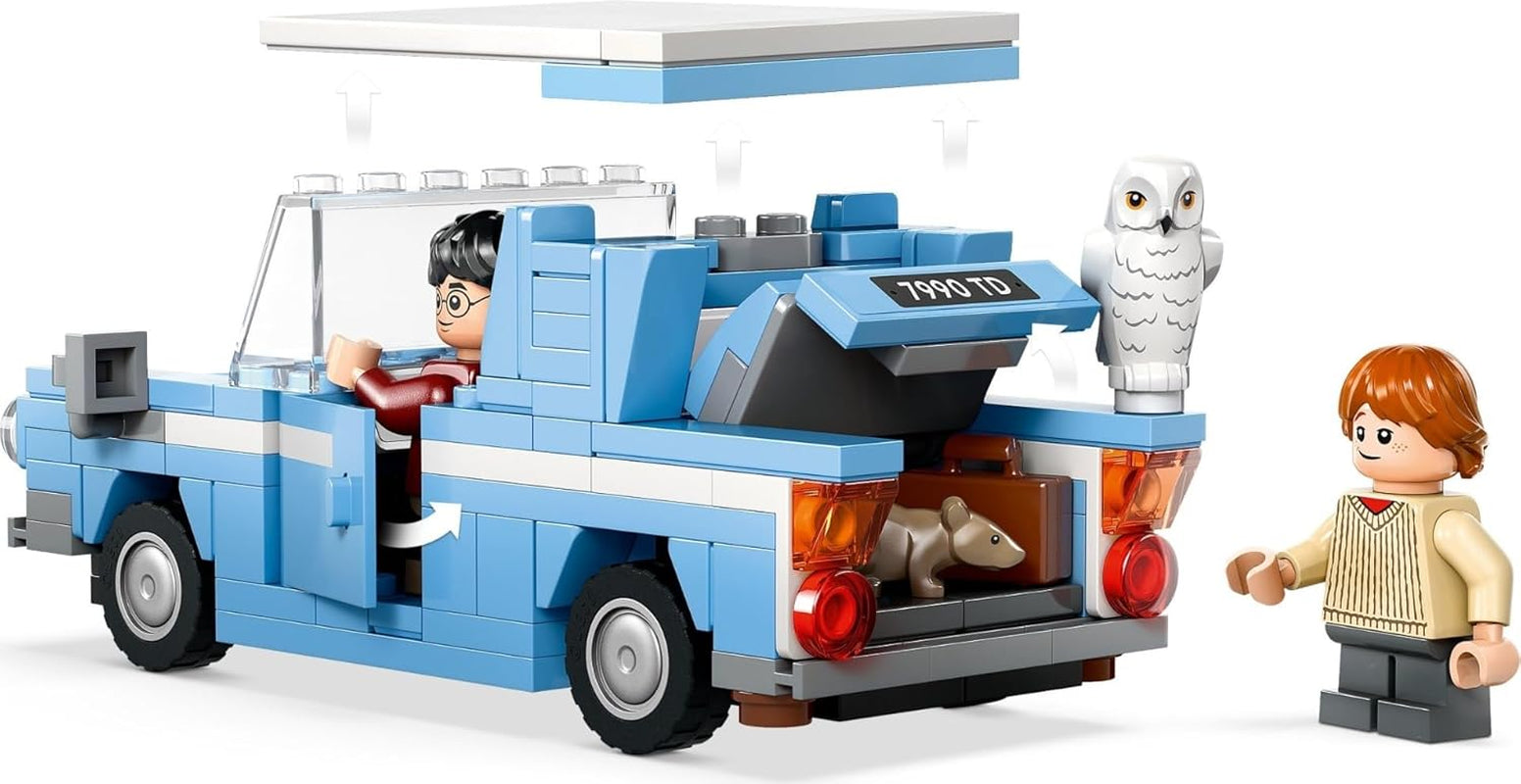 LEGO Harry Potter Vliegende Ford Engeland Bouwspeelgoedauto voor kinderen Cadeau voor jongens, meisjes en alle fans vanaf 7 jaar Set met 2 minifiguren inclusief Ron Wemel Rollenspel 76424 Bouwsets Besuchen in LEGO-Store
