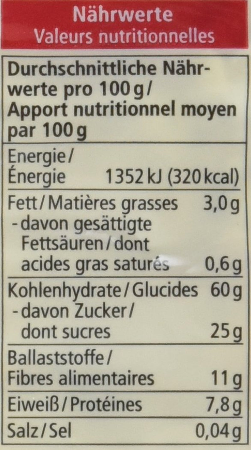 Muesli met biologisch fruit, 750g