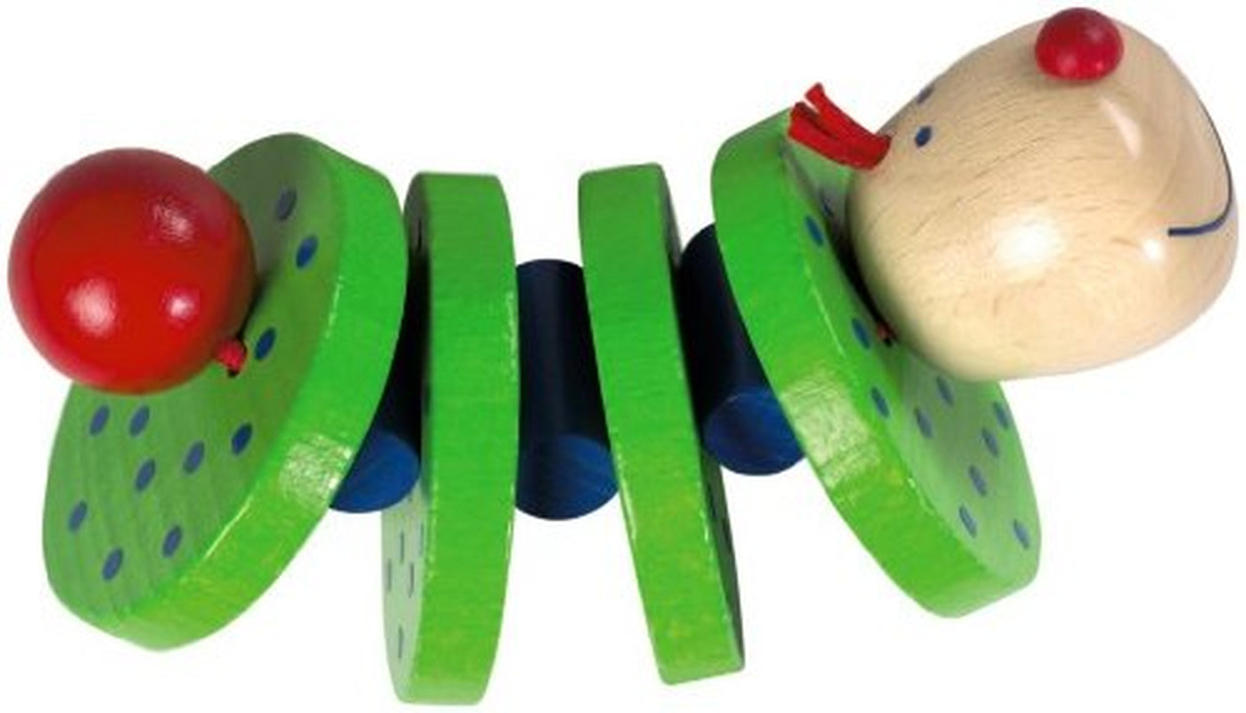 HABA 1068 - Flapsi grijpspeeltje, vrolijk speeltje voor baby's en peuters, gemaakt van hout vanaf 6 maanden, motorisch speeltje met rammelgeluid Babyspeelgoed Naty Shop
