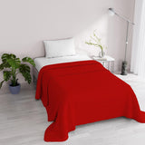 Zomerdekbed Satijn Strepen, polyester, crème, 260X250 Cm Quilts en quilts Naty Shop Rood 170X250 Cm