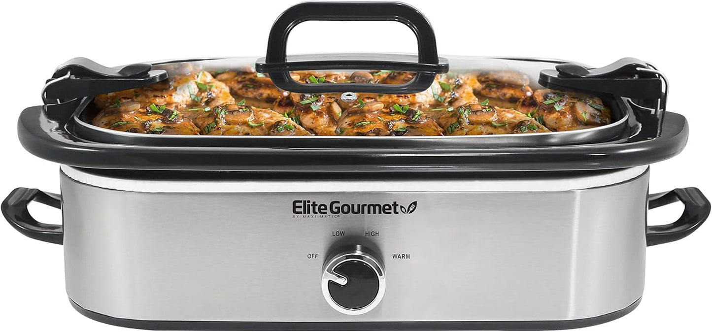MST-5240SS Slowcooker, 3,3 liter, RVS Slowcooker Naty Shop