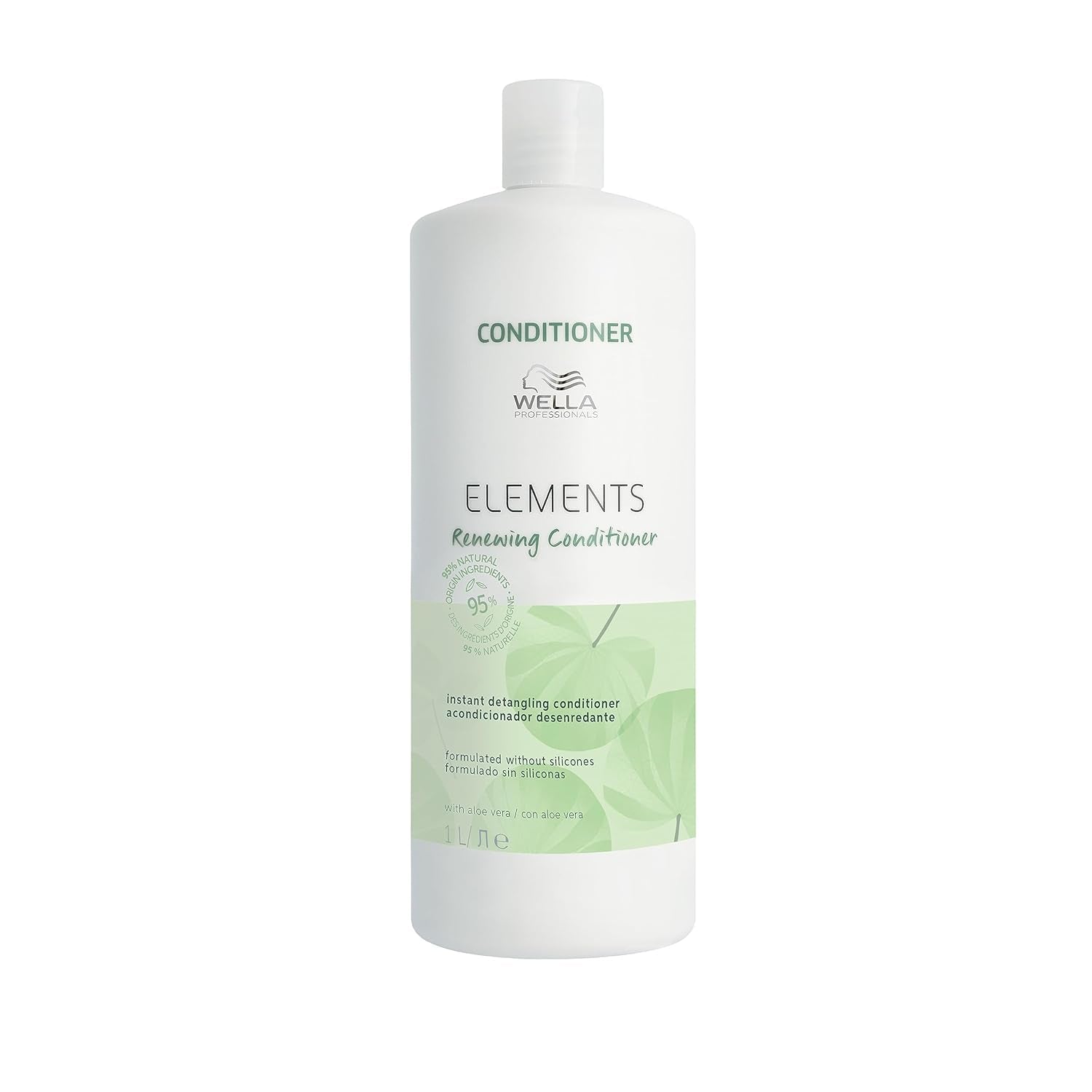 Wella Professionals Elements - natuurlijke verzorging voor droog, beschadigd haar en gevoelige hoofdhuid - conditioner, masker en leave-in spray met antioxidanten en olijfessence Haarmasker Naty Shop Conditioner 1 liter
