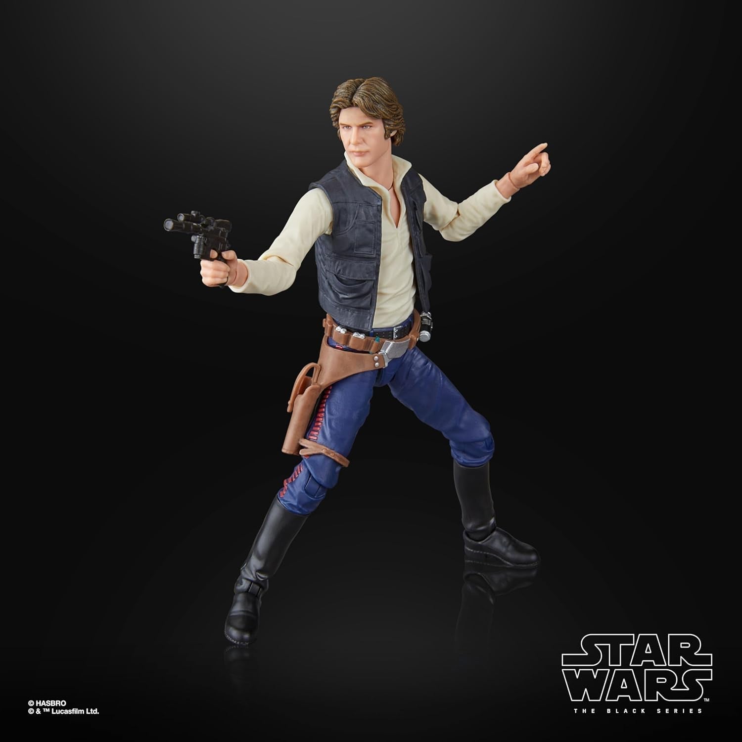 Star Wars The Black Series Han Solo, Star Wars: A Hope Premium verzamelbaar actiefiguur (15 cm) Actiefiguren Naty Shop