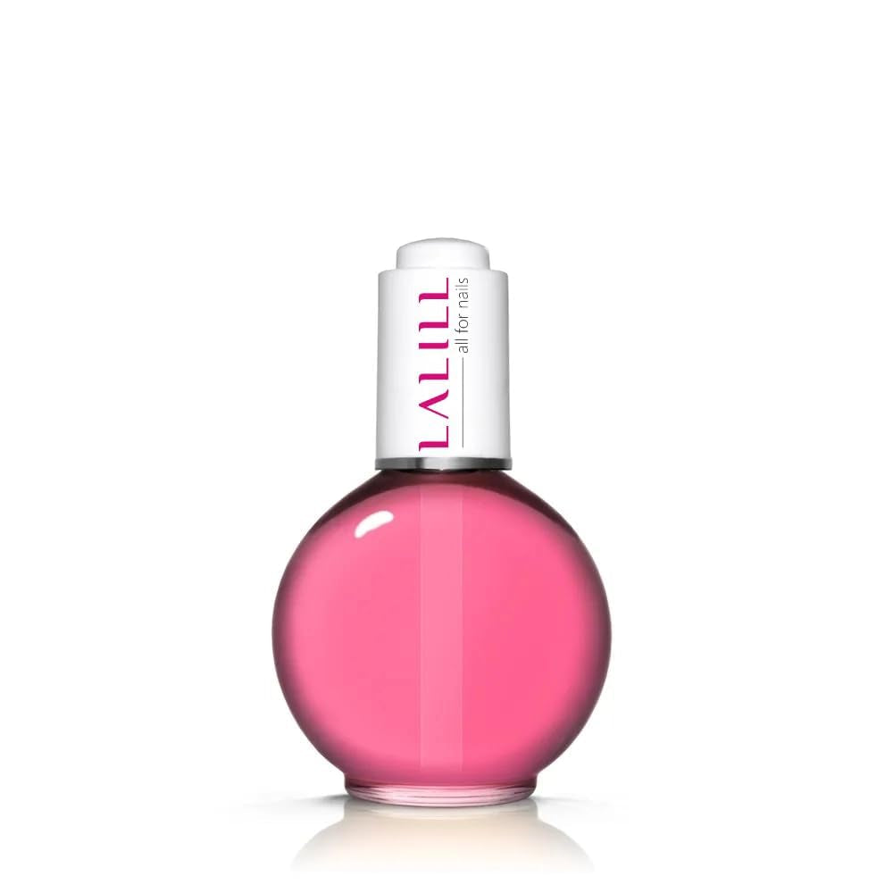 LALILL Nagelriemolie 75Ml - Himbeere Nagelpflegeöl - Nagelöl Pflege Für Nägel Nagelhaut - SPA Maniküre Naildesign Hände - Veganistisch - Met pipet