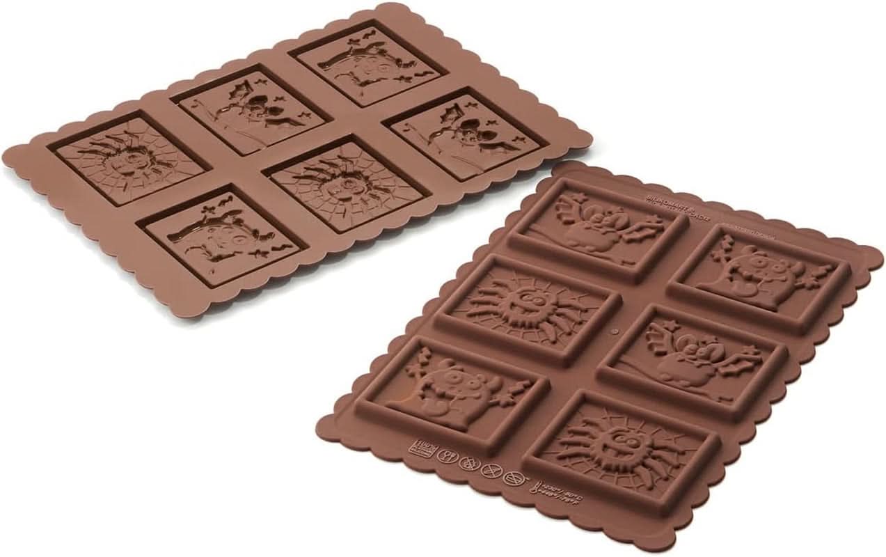 Silikomart 22.172.77.0165 CKC, 12 Chocolademonsters op Koekjes Keuken Naty Shop