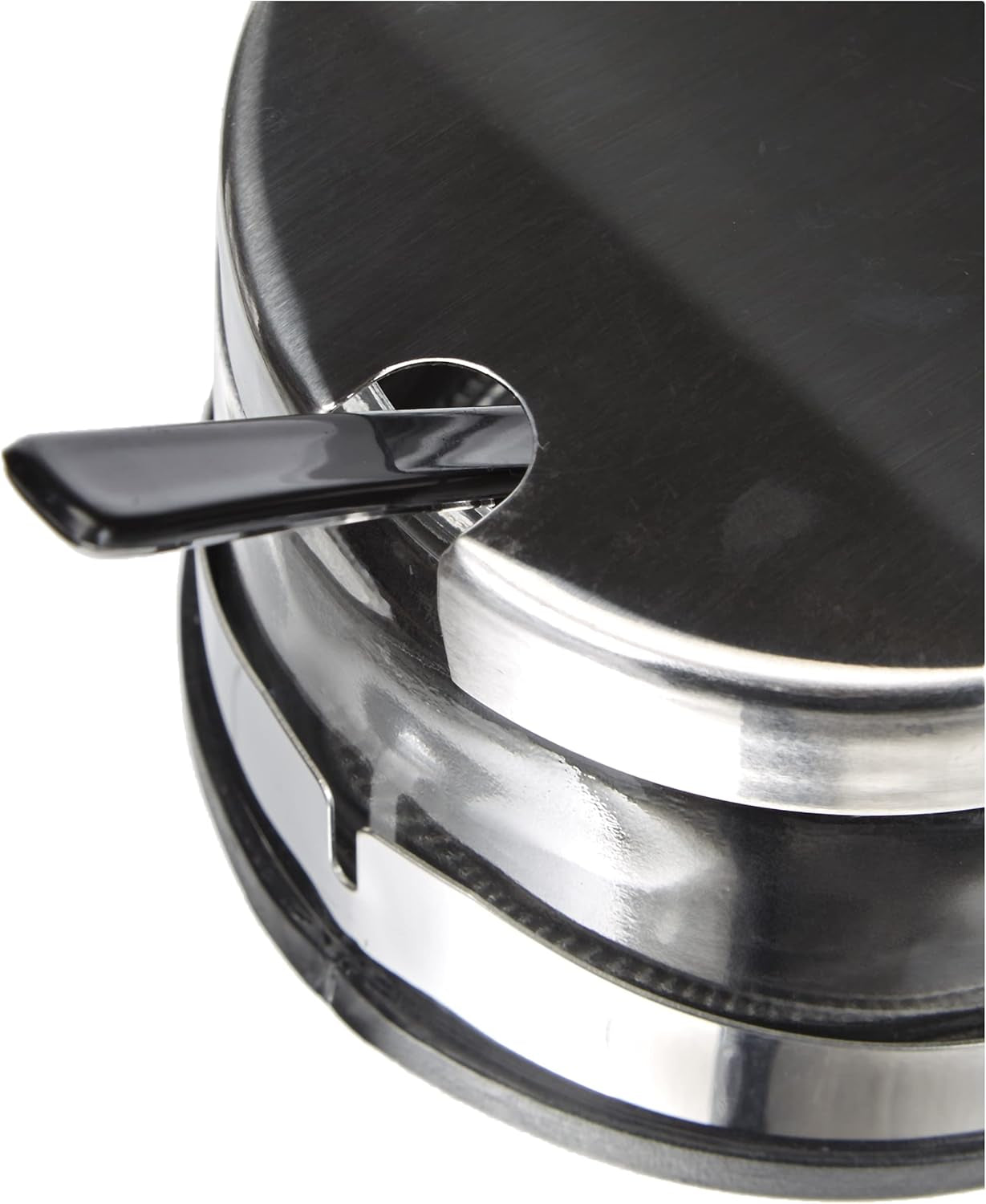 Classic Shaker, 250 ml, met lepel, roestvrij staal, zilver/transparant, 13 x 10 x 9 cm, 2 stuks