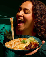 LEE KUM KEE Ramen Noodles - Aziatische ramen met een delicate en fijne textuur, de klassieker voor ramensoepen en wokgerechten, halfdroge noedels, twee porties per verpakking, 6 x 180 g multipack