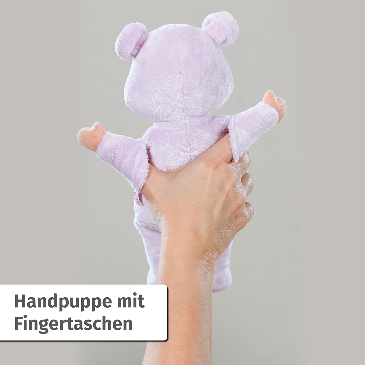 Baby Born for Baby's Muis Soft Doll, 26 cm, met oren en vingerzakken, voor pasgeborenen, 836590 Zapf Creation, roze