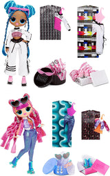 LOL Surprise OMG modepop 2-pack ROLLER CHICK & CHILLAX - Exclusieve poppen met 40 stuks inkl. Outfits en accessoires - 2-in-1 Verpackungs-Spielset - Serie 3 - Voor kinderen vanaf 4 jaar