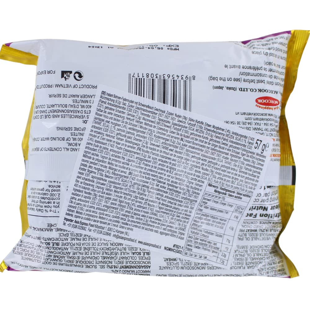 - GD Instant Glasnudeln Schwein - Multiverpakking (48 X 57 GR)