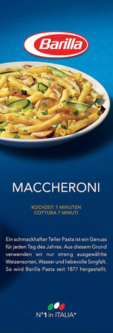 Barilla durumtarwepasta Maccheroni n. 44 – Pak van 1 (1x1kg)
