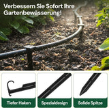 GARDENIX AquaPIN tuinslanganker, 50 stuks, grondpen, bevestigingsanker voor druppelslang, irrigatieslang, verbindingsvork