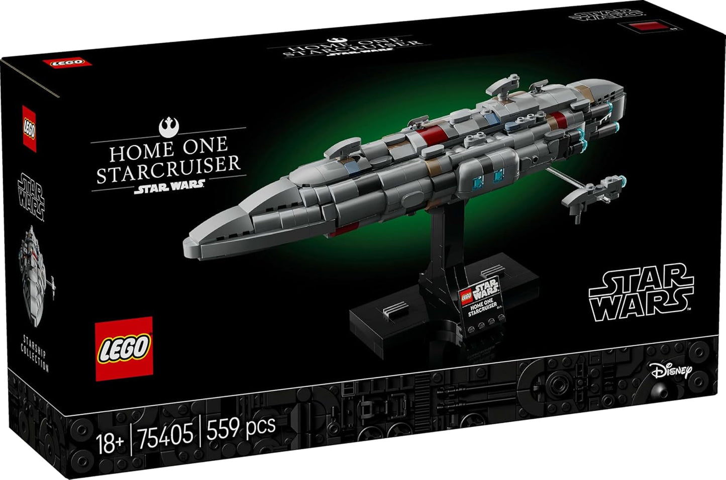 LEGO Star Wars 75405 Home One Starcruiser van Return of the Jedi - Ruimteschipmodel - Fantasie- en verzamelset om te bouwen en neer te zetten - Cadeau voor volwassenen en tienerfans Bouwsets Besuche in LEGO-Store
