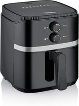 SEVERIN Dubbele heteluchtfriteuse met kookkamer 2 X 3,8 L, 8 automatische programma's Apparaten Naty Shop 5 Liter Garkorb