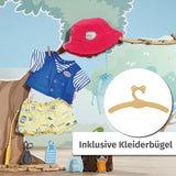 Baby Born Teddy Angler-kostuum met hengel voor poppen van 43 cm en teddybeer, 835982 Zapf Creation