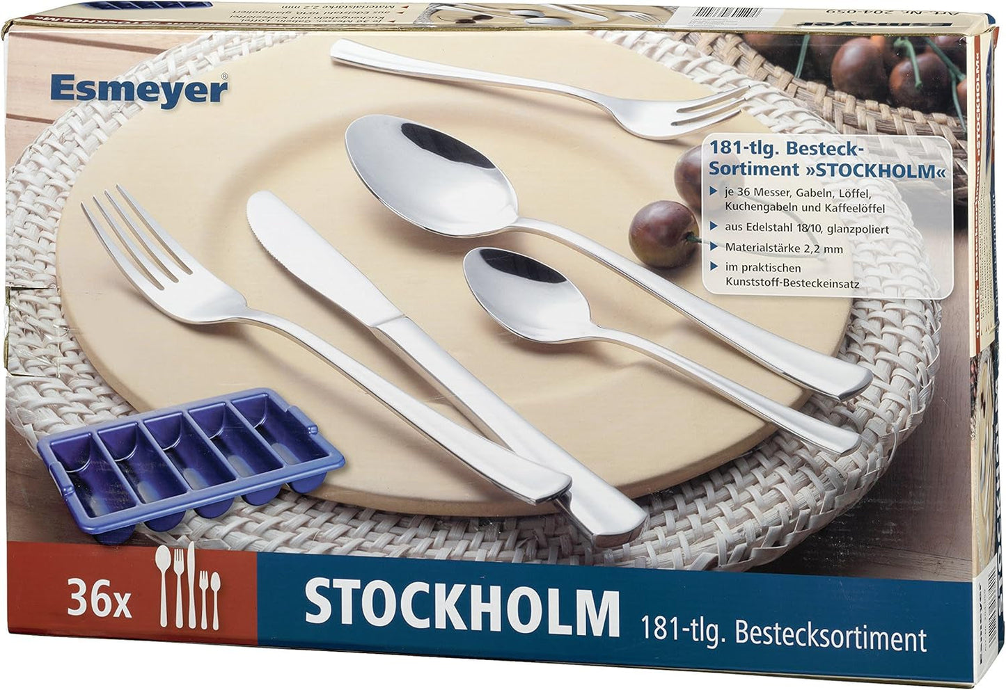 Voordeelset STOCKHOLM 204-059, 181 stuks, veelkleurige keuken Naty Shop