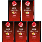 Teekanne Premium Fruit Selection, verpakking van 5 (5 x 20 theezakjes), 5 x 60 g