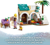 LEGO 43223 Disney Wish Asha in Rosas City, Wish Movie Set met markt, Asha minipop, Valentino als speelgoedgeit en sterfiguren, cadeau voor kinderen vanaf 6 jaar, bouwsets voor meisjes en jongens Besuche den LEGO-Store