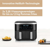SEVERIN Dubbele heteluchtfriteuse met kookkamer 2 X 3,8 L, 8 automatische programma's Apparaten Naty Shop