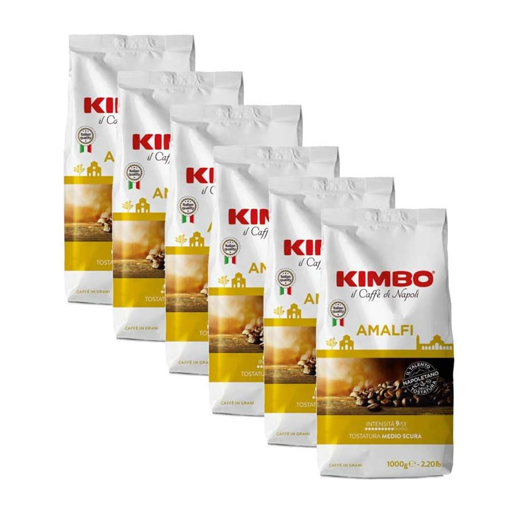 Amalfi koffiebonen, 1 kg, 6 stuks