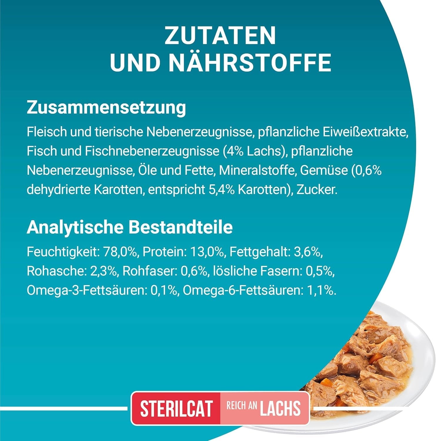 PURINA ONE STERILCAT nat kattenvoer, zachte stukjes in saus voor gesteriliseerde katten, met zalm, verpakking van 26 (26 x 85 g)