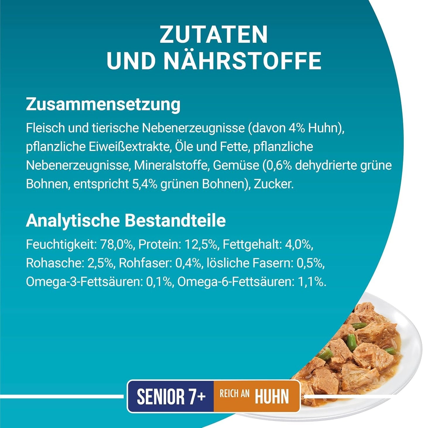 PURINA ONE Senior 7+ nat kattenvoer, malse stukjes in kippensaus, verpakking van 26 (26 x 85 g)