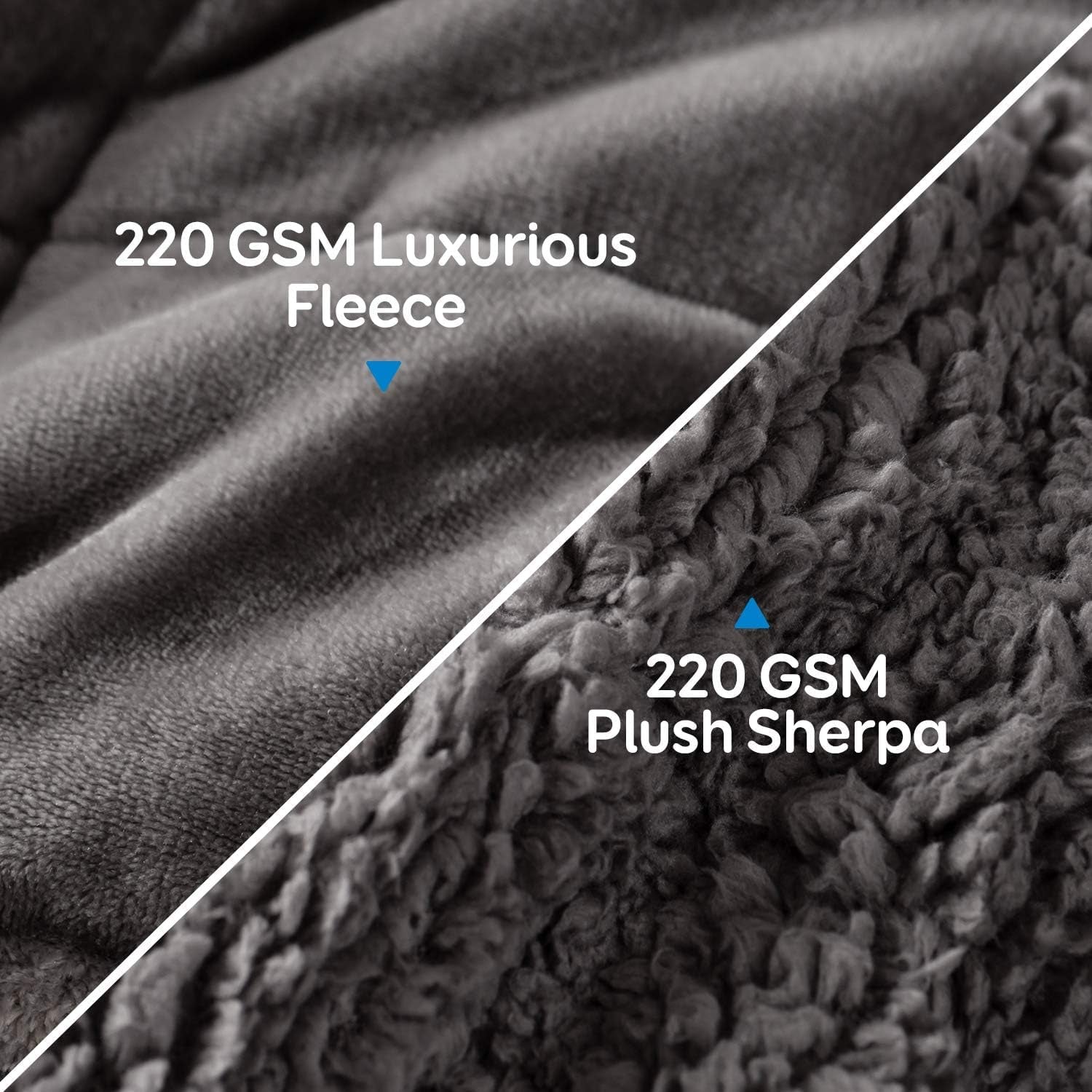 Cottonblue verzwaarde deken 6,8kg Queen size flanel Shaggy Sherpa verzwaarde deken voor volwassenen Comfortabele verzwaarde dekens om te kalmeren en te ontspannen Zware dekbedden 152,4 X 203,2 Naty Shop Quilts & Quilts