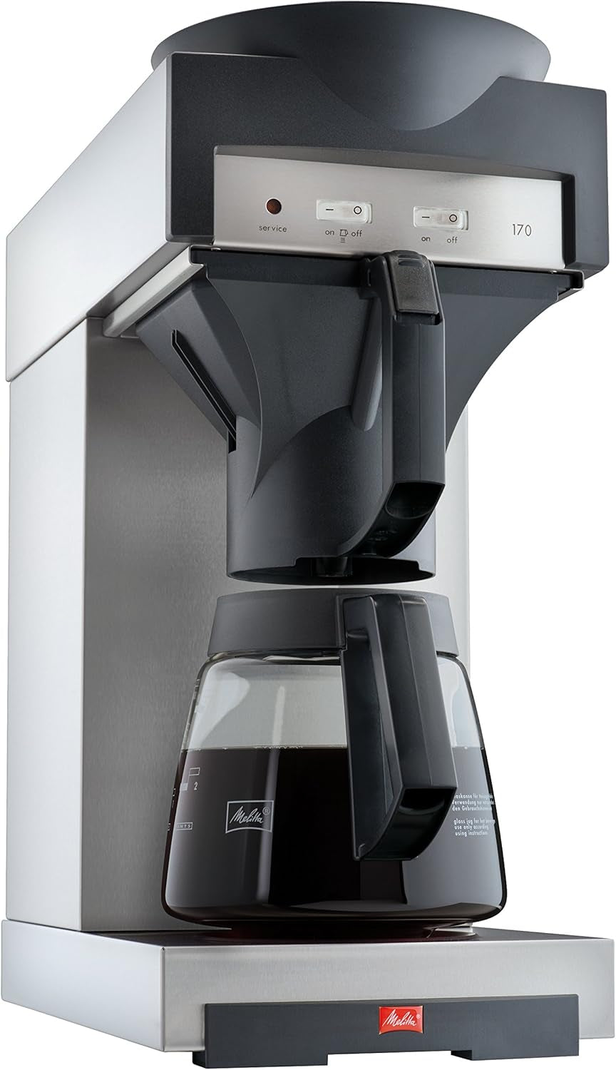 Professionele espressomachine met filter 170 M, met opbergruimte voor glazen karaf