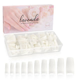 ® Om op te plakken kunstnagels 500 stuks Kunstnagels - Stabiele gelnagels - Nagels van studiokwaliteit (natuurlijke kleur)