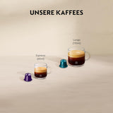 Nespresso capsule-espressomachine De'Longhi EN 80.B Inissia, hogedrukpomp en energiebesparende functie, automatische uitschakeling na 9 minuten, kopjesvolume voor espresso en lungo, watertank van 0,7 l, zwart