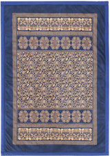 BASSETTI geruit katoen TORCELLO kleur DONKERBLAUW B1 maat 135X190 Dekbedden en dekbedden Naty Shop Donkerblauw 135X190