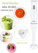 Adler AD4622 Mixer, kunststof, wit Keuken Naty Shop