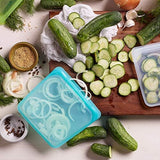 Stasher Bag Herbruikbare premium siliconen voedselzak Sandwichzak Doorzichtig Duurzaam Oven Vaatwasmachine Vriezerbestendig Milieuvriendelijke lunchtas Lekvrij 828 ml voedselbewaardozen Naty Shop