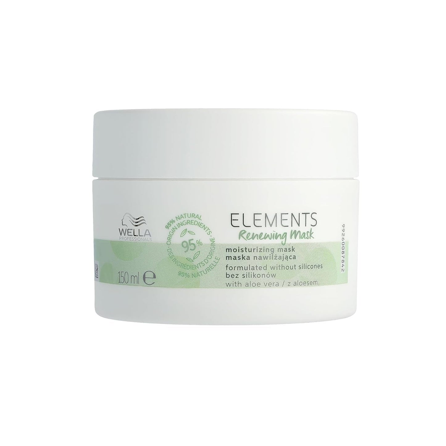 Wella Professionals Elements - natuurlijke verzorging voor droog, beschadigd haar en gevoelige hoofdhuid - leave-in conditioner, masker en spray met antioxidanten en olijfessence Haarmasker Naty Shop Haarmasker
