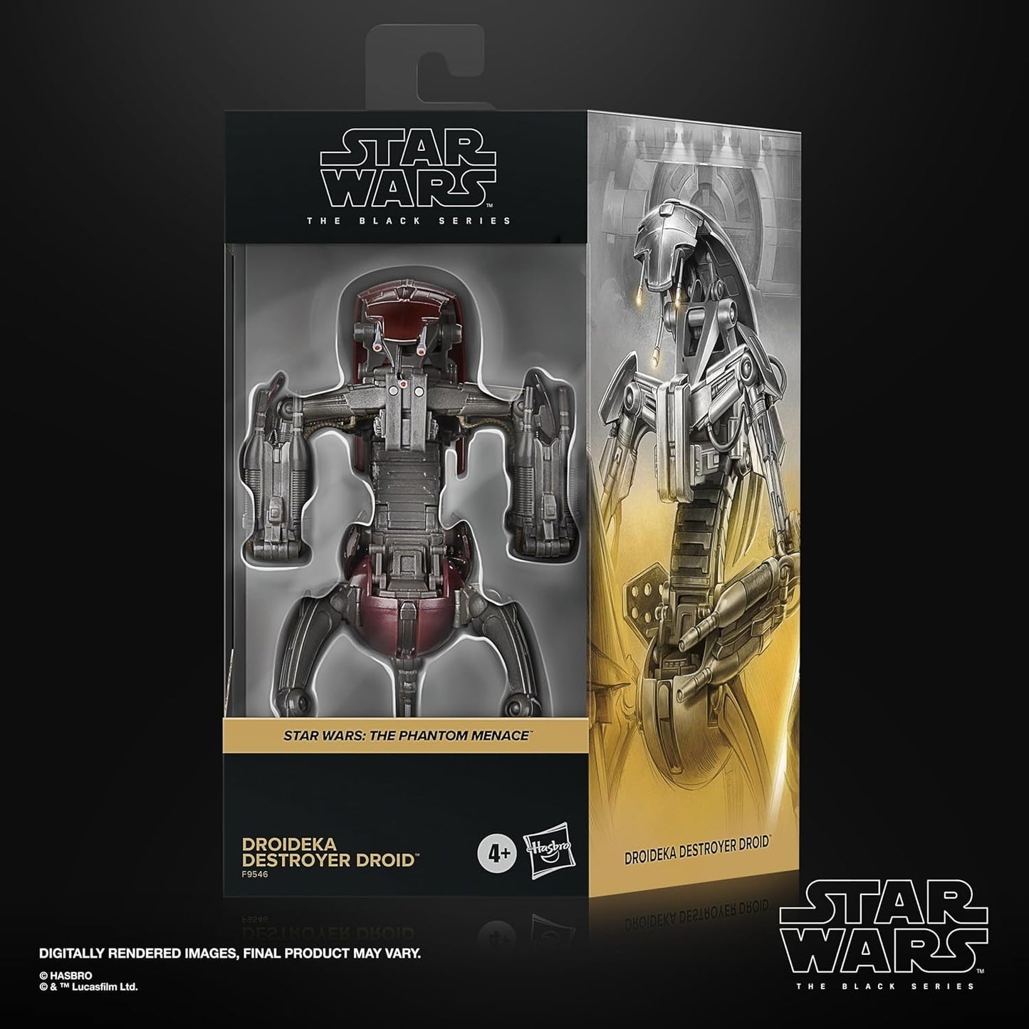 Star Wars Black Series Droideka Destroyer Droid-actiefiguur Star Wars: The Phantom Menace 15 cm Actiefiguren Naty Shop