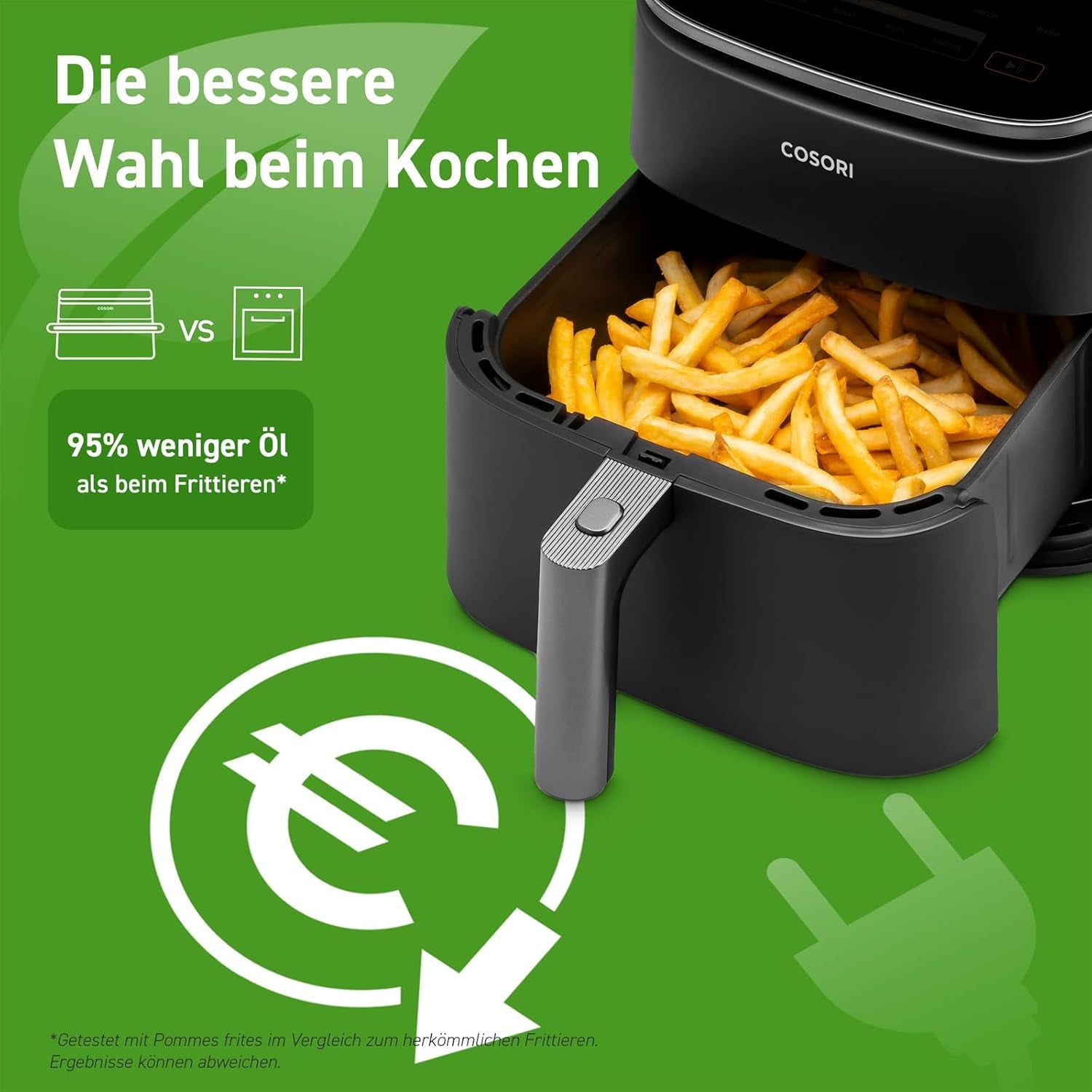 Cosori Turboblaze Heteluchtfriteuse Airfryer, 9-in-1, 6 liter, stil Apparaten Naty Shop