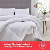 Silentnight bounceback dekbed, 13,5 tog, king size, katoenmix stof, wit, king size Dekbedden en dekbedden Naty Shop