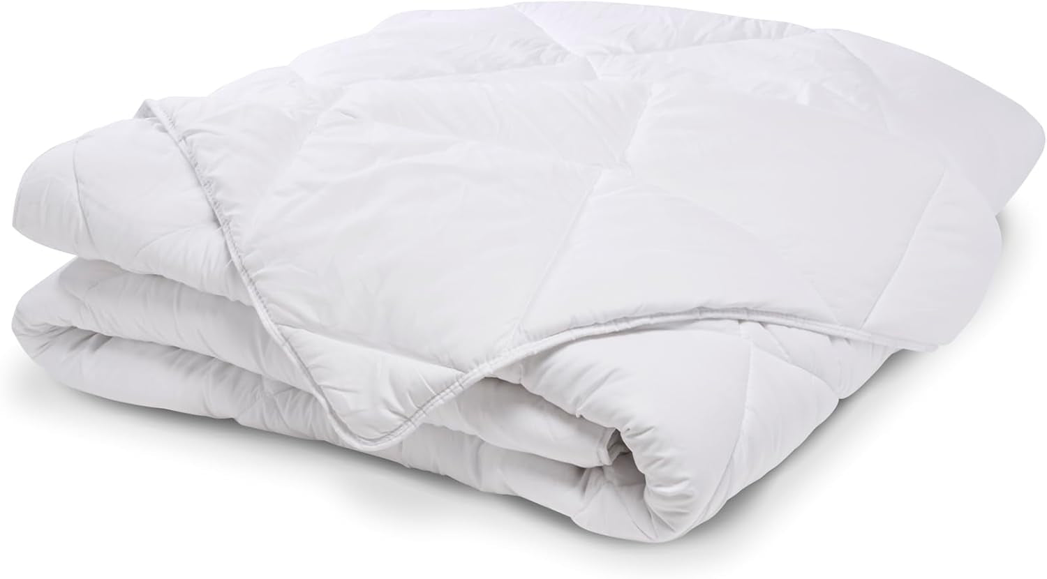 Warm dekbed voor 1 persoon, Hygiafill 95° wasbaar, professioneel getest, wit, 140X200Cm, KBOB40 Dekbedden en dekbedden Naty Shop