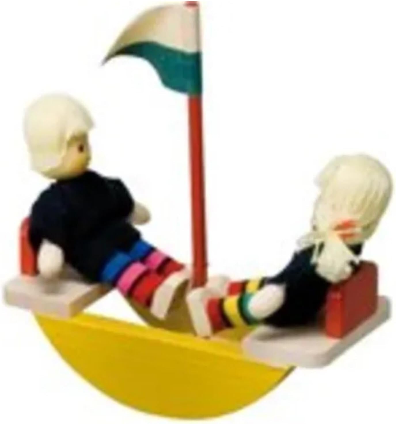 2010 Poppenhuisaccessoires, houtkleur, geel, rood