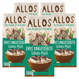 Allos ongezoete eiwitmuesli | Biologische Muesli | Havermout | Ontbijtgranen | Veganistisch (5 x 450 g), 1 stuk (pak van 5)