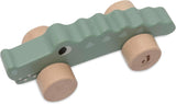 Jollein 112-001-67090 Houten speelgoed op wielen, groen Babyspeelgoed Naty Shop