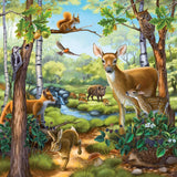 Ravensburger Legpuzzel voor kinderen - 09265 Bos/Zoo/Huisdieren - legpuzzel voor kinderen vanaf 5 jaar, met 3X49 stukjes Puzzel Naty Shop