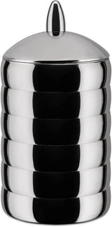 Alessi Kalisto 2 CB02 - 18/10 roestvrijstalen keukenpot met aluminium knop, 114 cl, zilver Bewaardozen voor voedsel Naty Shop Kalisto 2