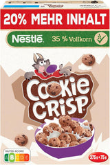 Nestlé Cookie Crisp (+20%), volkoren ontbijtkoekgranen voor kinderen, verpakking van 1 (1x450g)