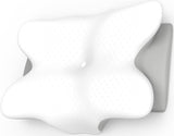 Ergonomisch Nek Memory Foam Cervicaal Kussen Met Afneembare Wasbare Hoes Voor Orthopedische Slaap, Nekpijn En Buikpijn (55X35X13Cm) Naty Shop Cervicale Orthopedische Kussens Grijs Standaard Maat 55X35X13/10Cm