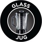Russell Hobbs Standmixer 2-In-1 [1,5L Glasbehälter Mixer & 0,6L Mini Smoothie Maker -To-Go-Trinkflasche Inkl. Deckel] Spülmaschinenfest, Impuls-/Ice-Crush-functie, Becher BPA Frei, Edelstahl 23821-56 Keuken Naty Shop